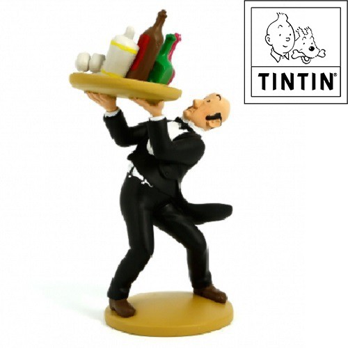 Statuette Tintin: "Nestor au plateau" (Moulinsart/ 2014)