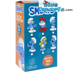 Puffo Arrabbiato – Portachiavi peluche da collezione dei Puffi – 17 cm