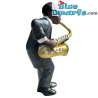 Saxofonist laag - Jazzmuzikanten Beeldje - All that Jazz collectie - Parastone - 10 x 5.5 cm