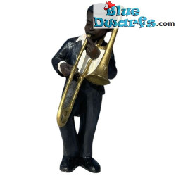 Tromboniste - Figurine musiciens de jazz - Collection All that Jazz - Parastone - 12 x 5 cm