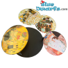 4 Untersetzer mit berühmten Gemälden von Gustav Klimt – Gustav Klimt Kollektion – Parastone – 10 cm