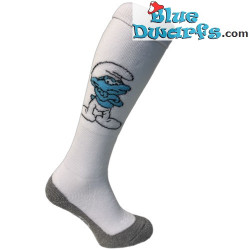Puffo Quattrocchi con le braccia incrociate – Calzini sportivi dei Puffi – Bianco – Hingly
