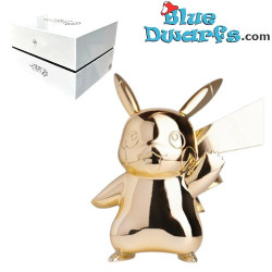 Figurine Pikachu 30e Anniversaire - Doré Chromé - POKÉMON - LEBLON DELIENNE - 30 x 27 cm