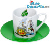 Asterix, la pozione magica è pronta! – Tazzina da espresso in porcellana con piattino – Könitz – 85 ml