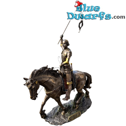 Jeanne d’Arc à cheval – Héroïsme et courage en bronze – Collection Figurines Historiques - Parastone – 28 cm