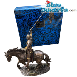 Juana de Arco a caballo – Heroísmo y valentía en bronce – Colección Figuras Históricas - Parastone – 28 cm
