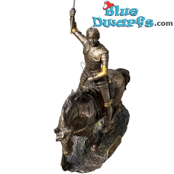 Joan of Arc on Horseback – Heroism and Courage in Bronze - Historical Figurines Collection -  Parastone - 28 cm