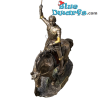 Giovanna d’Arco a cavallo – Eroismo e coraggio in bronzo – Collezione Figure Storiche - Parastone – 28 cm