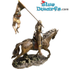 Jeanne d’Arc à cheval – Héroïsme et courage en bronze – Collection Figurines Historiques - Parastone – 28 cm