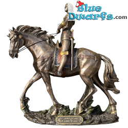 Johanna von Orléans zu Pferd – Heldentum und Mut in Bronze – Historische Figuren Kollektion - Parastone – 28 cm