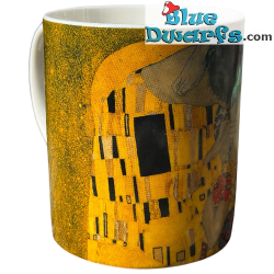 Tazza Il bacio di Klimt in scatola di latta – Collezione Gustav Klimt – Parastone – 9,5 cm / Ø 8 cm