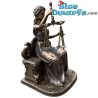 Lady Justice seated - Mythology Statue - Bronze Art Collection -  Parastone - 17.5 cm