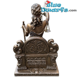 Justice Assise - Statue Mythologique - Collection d’Art en Bronze - Parastone - 17,5 cm