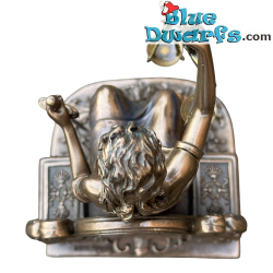 Vrouwe Justitia zittend - Mythologisch Beeld - Bronzen Kunstcollectie - Parastone - 17,5 cm