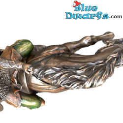 Wikinger auf sich aufbäumendem Pferd – Kraft und Abenteuer im Bild – Bronze Wikinger-Kollektion Statue – Parastone – 26,5 cm