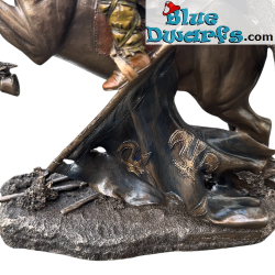 Wikinger auf sich aufbäumendem Pferd – Kraft und Abenteuer im Bild – Bronze Wikinger-Kollektion Statue – Parastone – 26,5 cm