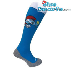 Grand Schtroumpf en arbitre de football – Chaussettes de sport Les Schtroumpfs – Bleu – Hingly