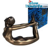 Woman in Yoga Position Dhanurasana – Bow Pose – Body Talk Yoga - Bronze Art Collection - Parastone – 11 cm