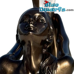 Mujer en posición de yoga Dhanurasana – Postura del arco – Body Talk Yoga - Colección de Arte en Bronce - Parastone – 11 cm