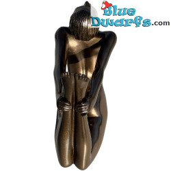 Mujer en posición de yoga Dhanurasana – Postura del arco – Body Talk Yoga - Colección de Arte en Bronce - Parastone – 11 cm