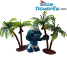 2 x Palm Trees - Smurfs Decoration Product - Smurf Not Included - 9,5cm