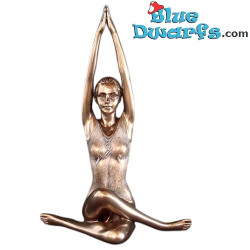 Vrouw in yogapositie Surya Namaskar – Zonnegroet – Body Talk Yoga - Bronzen Kunstcollectie - Parastone