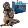 Mujer estirándose – Body Talk Escultura - Colección de Arte en Bronce - Parastone - 12 cm
