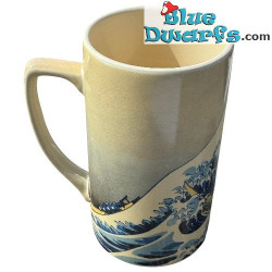 Mug The Great Wave off Kanagawa - Collection Katsushika Hokusai - Parastone - 11 cm / Ø 6 cm