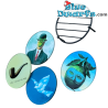 4 Posavasos con famosas pinturas de René Magritte – Colección René Magritte – Parastone – 10 cm
