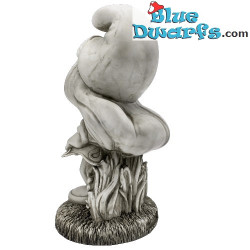 Smurfin standbeeld - Smurfen tuinbeeld - Kunststeen - 29 x 14 x 16 cm / 1,2 kg
