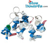 20839 - 20844: Ensemble de Porte-clés des Schtroumpfs (2023) - Porte-clés - Schleich - 5,5 cm