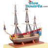 Kuifje, Model van het Schip De Eenhoorn - Kuifje Hars Figuren Collectie - Nr. 46022 - 25 x 10 x 20 cm