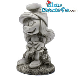 Smurfette, Papa Smurf and Farmer Smurf - Smurf Garden Sculptures Set - Artificial Stone - 30 x 19 x 16 cm / 1,25 kg