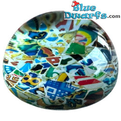 Park Güell Mosaic – Gaudí paperweight – Antoni Gaudí Collection - Parastone – 8 cm