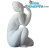 Nudo femminile seduto – Statua da collezione di Amedeo Modigliani – Pocket Art – Parastone – 10 cm