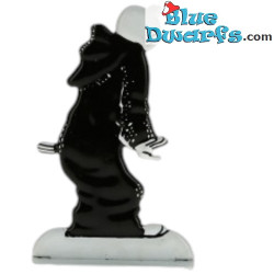 Tintín en toga – Los cigarros del faraón – Figura de Metal en Relieve de Tintín – Tintinimaginatio – 3,5 x 6 cm