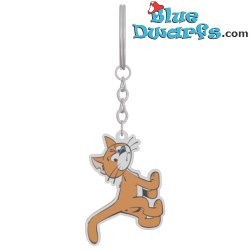 Azrael the cat of Gargamel - The smurfs - metal keyring - 6cm