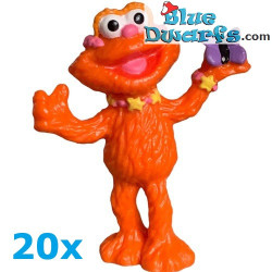 20x Zoe with butterfly – party favors – Sesame Street character – approx. 6 cm