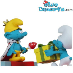 King Smurf with Smurf Servants - Le Schtroumpfissime collection Salsepareille - LMZ Collectibles - 2025