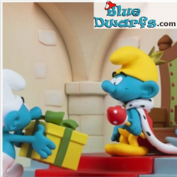 King Smurf with Smurf Servants - Le Schtroumpfissime collection Salsepareille - LMZ Collectibles - 2025