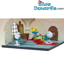 Grande Puffo Re con Puffi Servitori - Collezione Salsepareille - LMZ Collectibles - 2025