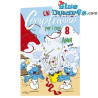 Smurfs with Piñata - The Smurfs Embossed Birthday Card - Italian Language - Cromo - 11.5 x 17 cm