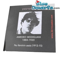 Nu féminin assis – Statue de collection d’Amedeo Modigliani – Pocket Art – Parastone – 10 cm