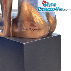 Mujer Sentada – Escultura Body Talk - Colección de Arte en Bronce - Parastone - 21 cm