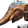 Éléphant asiatique mendiant - Statue collection Rembrandt Bugatti - Parastone - 15 x 24,5 cm