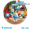 8 x Smurfs Compostable Party Plates - The smurfs Birthday Party Items - 23 cm