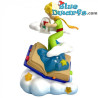 El Principito y la rosa saliendo de su libro – Figura de El Principito – Plastoy – 9 cm