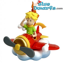 The Little Prince and fox on his plane - The Little Prince Figurine - Plastoy - 7,5 cm
