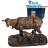 Schaap dat haar lam voedt – Les Animaliers – Beeldje uit de Pierre-Jules Mêne-collectie – Parastone – 9 cm