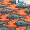 Pájaro y pez – Figura de la colección Maurits Cornelis Escher – Parastone – 17 cm